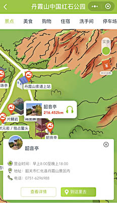 南宝镇景区手绘地图智慧导览和语音结合，让景区“活”起来